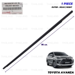 ยางรีดน้ำ ด้านนอก ยางรีดน้ำนอกประตูหลัง ข้างขวา ของแท้ 1 ชิ้น สำหรับ Toyota Avanza F65 F651 F652 ปี 2012-2019